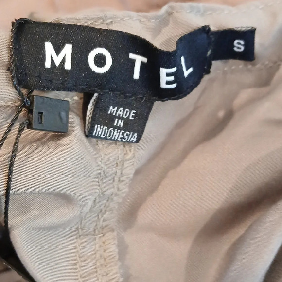 MOTEL Fabio Wide Leg Cargo Trousers in Grey size small - Picture 12 of 14